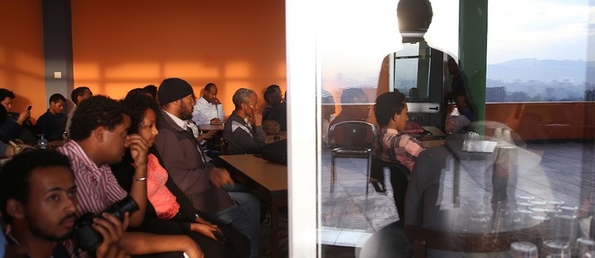 Des entrepreneurs reunis pour relancer le XHub d'Addis fin septembre 2015.