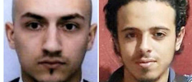 Samy Amimour, 28 ans (a gauche) s'est fait exploser au Bataclan ; Bilal Hadfi, 20 ans, s'est fait exploser au Stade de France. Tous deux sont de nationalite francaise.