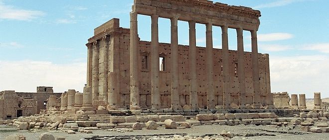 Le temple de Bel a Palmyre. Le site est regulierement pille et detruit par l'Etat islamique.
