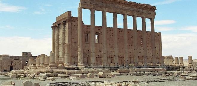 Le temple de Bel a Palmyre. Le site est regulierement pille et detruit par l'Etat islamique.