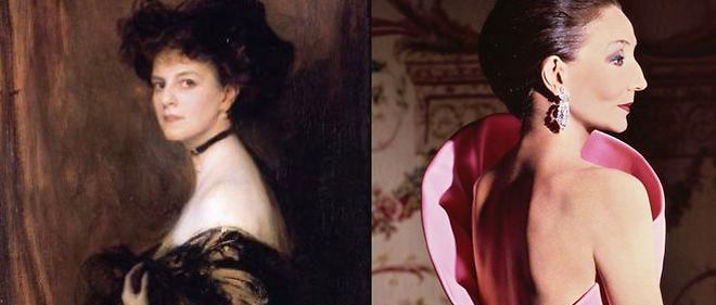 La comtesse de Greffulhe et la comtesse Jacqueline de Ribes, deux icones de la mode parisienne.
 
 
