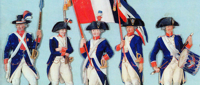 Le 13 juillet 1789, la municipalite de Paris organise une milice bourgeoise qui prend le nom de garde nationale trois jours plus tard. 