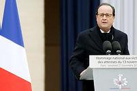 Hollande : &quot;Nous multiplierons les concerts et continuerons &agrave; aller dans les stades&quot;