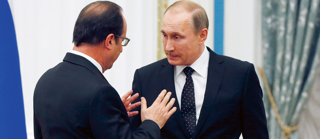 Lors de leur entrevue le 26 novembre au Kremlin, Francois Hollande et Vladimir Poutine sont convenus de coordonner leurs frappes contre l'Etat islamique.