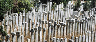 Les tombes de l'ancien cimetière ottoman d'Istanbul. ©John Henry Claude Wilson