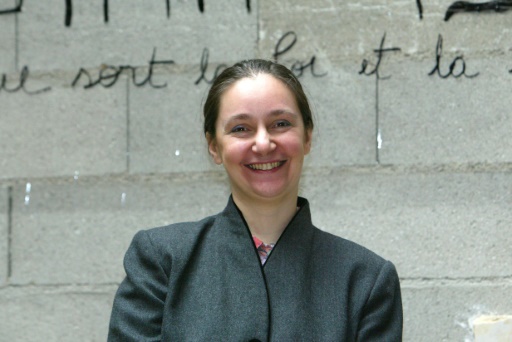 Pauline Bèbe, première femme rabbin de France, le 31 mars 2004 à Paris © JACK GUEZ AFP/Archives