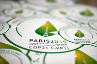 L'enjeu principal de cette COP21 a Paris est d'aboutir sur un accord contraignant pour lutter contre le rechauffement climatique. (C)DOMINIQUE FAGET