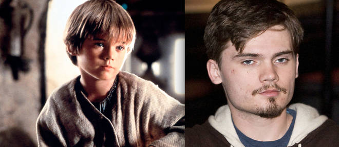 Jake Lloyd (Anakin Skywalker) a 8 ans, puis a 22 ans.