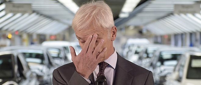 Matthias Mueller, President de Volkswagen Group, va devoir affronter une enquete europeenne approfondie sur, au dela de l'affaire de tricherie, les methodes de management du constructeur