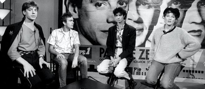 Les membres du groupe Telephone en 1986.