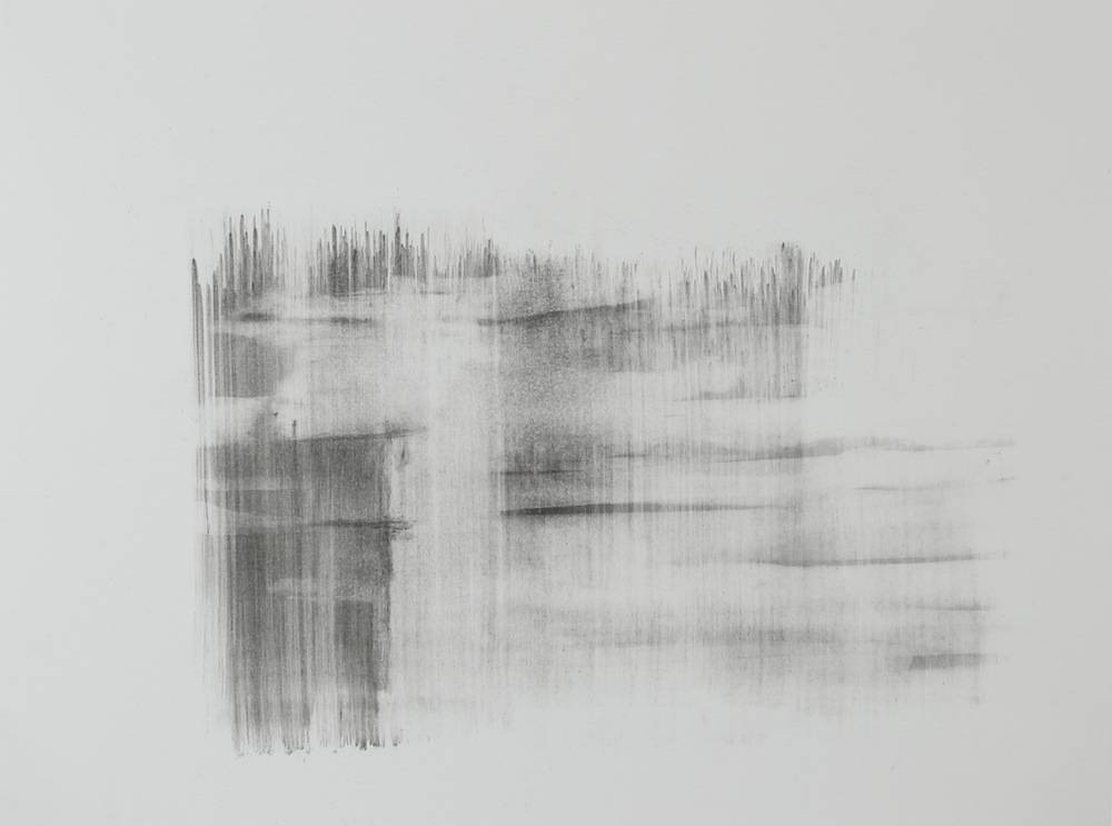 Ali Tnani : Dessin #1, pigments sur papier Steinbach, 27 x 36 cm, reproduction par
scanner, 2015. ©  Thierry Stefanopoulos