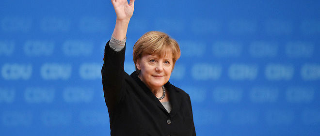 Angela Merkel, le 14 decembre 2015.