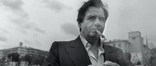 Michel Galabru, le 17 mai 1977, lors du Festival de Cannes. 