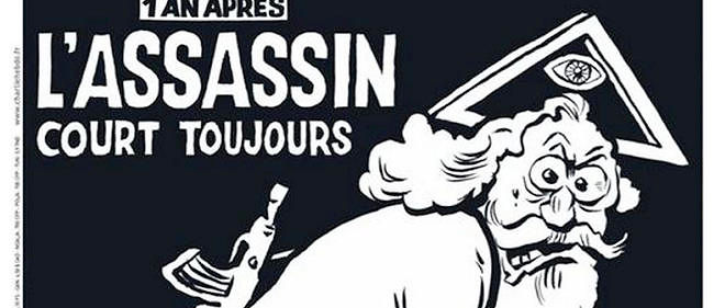 La prochaine une de "Charlie Hebdo" caricature un dieu.