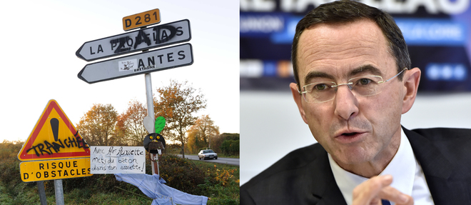 Pour le nouveau president de la region Pays de la Loire, Bruno Retailleau (LR), les zadistes sont "une minorite bornee, bruyante et ultra-violente".