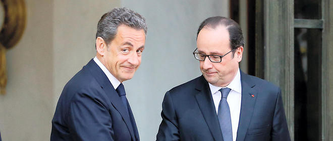 Nicolas Sarkozy et Francois Hollande chutent vertigineusement dans notre barometre Ipsos-"Le Point" de ce debut d'annee.
