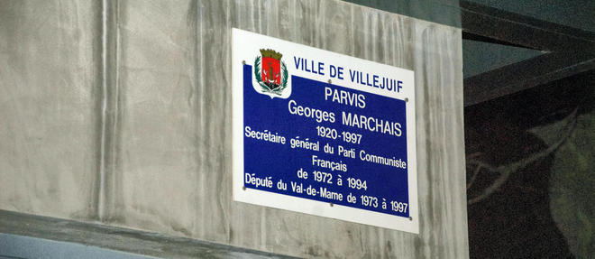 Le parvis Georges-Marchais, a Villejuif.