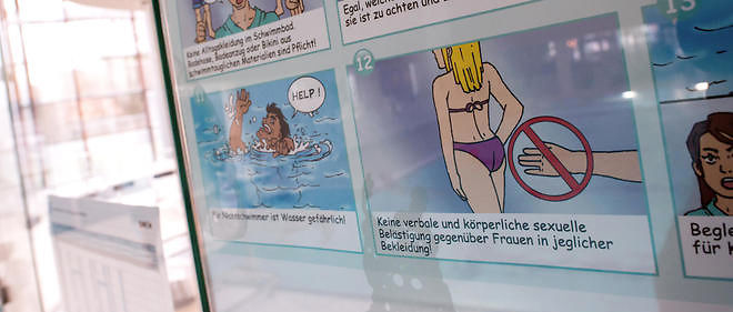 La ville de Bornheim a decide d'interdire l'acces de sa piscine municipale aux demandeurs d'asile hommes depuis que des femmes se sont plaintes d'etre importunees par des migrants.