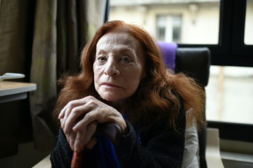 Lucienne Telle alias "Katia La Rousse" le 23 décembre 2015 à Paris © STEPHANE DE SAKUTIN AFP