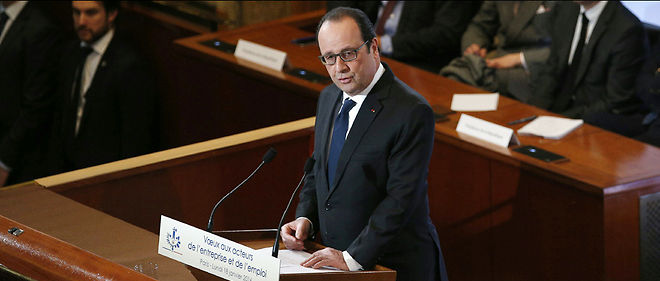 Francois Hollande a presente ses mesures pour faire baisser le chomage.