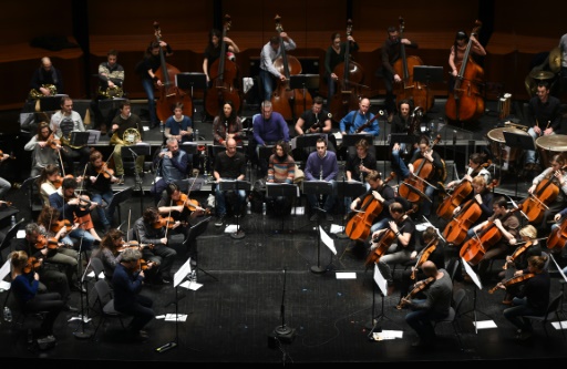 L'orchestre Les Dissonances, à Dijon, le 22 janvier 2016 © PHILIPPE DESMAZES AFP