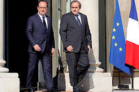 Fran&ccedil;ois Hollande : &quot;Michel Platini n'est pas arm&eacute;&quot;