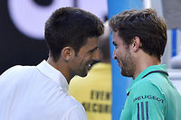 Open d'Australie : Novak Djokovic accroch&eacute;&nbsp;par Gilles Simon