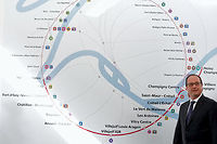 Symbole du Grand Paris, le super-métro Grand Paris Express ne sera pourtant pas géré par la métropole. ©ALAIN JOCARD