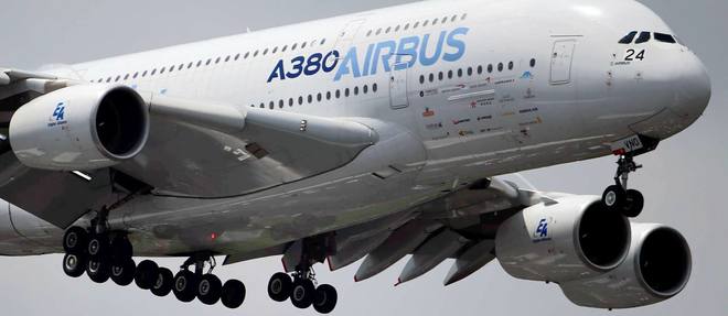 Un Airbus A380, photo d'illustration.