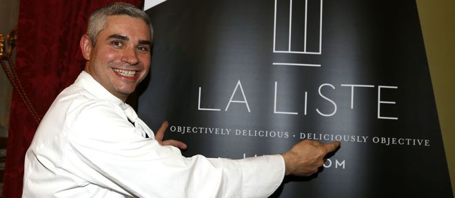 Benoit Violier, chef du Restaurant de l'hotel de ville, avait ete couronne premier restaurant au monde parmi un millier d'autres testes par La Liste, a Paris, en decembre dernier.