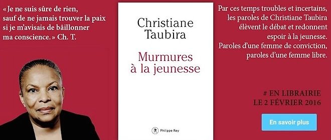 Le brulot de Christiane Taubira a ete imprime dans le plus grand secret.