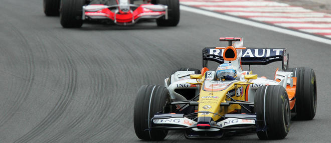 En 2008, Fernando Alonso pilotait une Renault. Image d'illustration.