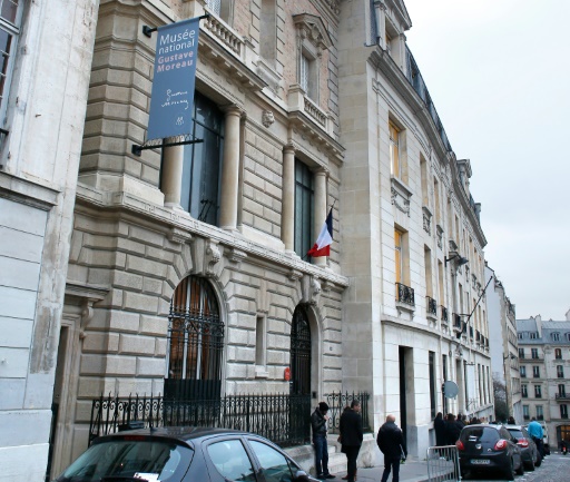 Facade exterieure du Musee national Gustave Moreau a Paris, le 21 janvier 2015