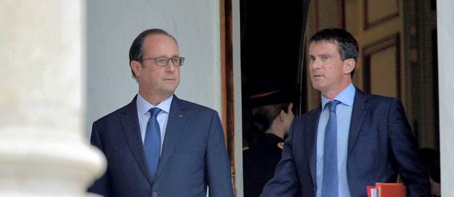 Francois Hollande et Manuel Valls sont a la manoeuvre pour le dernier acte du quinquennat. Image d'illustration.