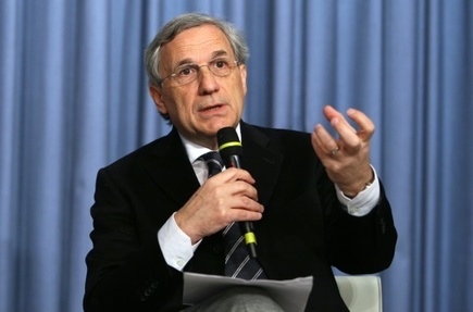 Jean-Marie Colombani, l'ancien patron du Monde, le 19 mars 2008 a Paris. 