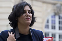 La ministre du Travail, Myriam El Khomri, a l'hotel Matignon a Paris, le 18 fevrier 2016. (C)Kenzo Tribouillard/AFP