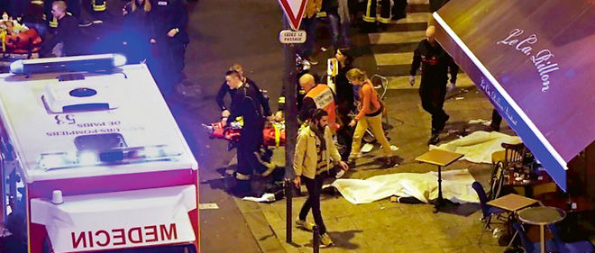L'un des attentats commis a Paris le 13 novembre.