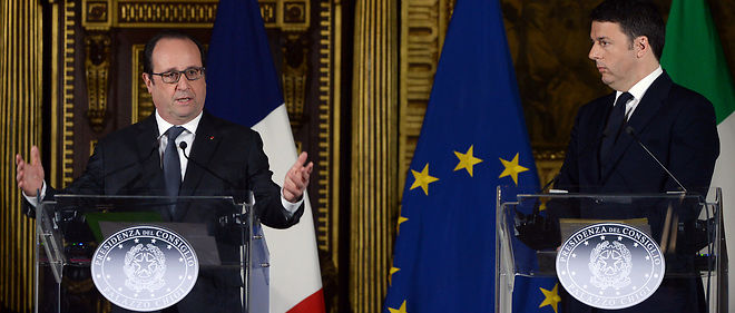 Francois Hollande impatient face a la situation libyenne. 