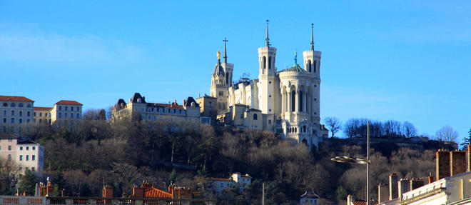 La basilique de Fourviere de Lyon, ou le pere Benoit officiait.