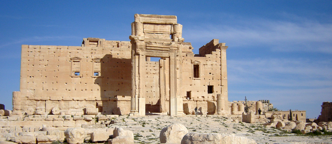 Le temple de Bel, a Palmyre, en 2009.