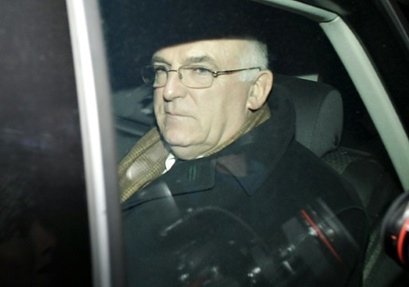 L'ancien chef des services de renseignements exterieurs britanniques (MI6), Richard Dearlove a Londres le 20 fevrier 2008