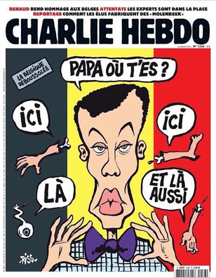 Attentats de Bruxelles : la une de &quot;Charlie Hebdo&quot; avec Stromae fait pol&eacute;mique