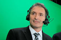 Christian Jeanpierre serait remplace sur TF1 par Gregoire Margotton, qui quitterait Canal+. (C)FRANCK FIFE