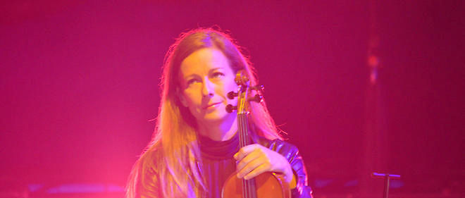 Anne Gravoin au concert de Florent Pagny en juillet 2015 a La Rochelle. Image d'illustration.
