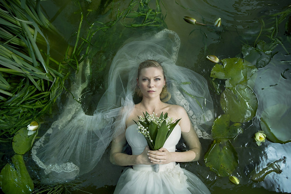 Kirsten Dunst dans Melancholia de Lars von Trier en 2011