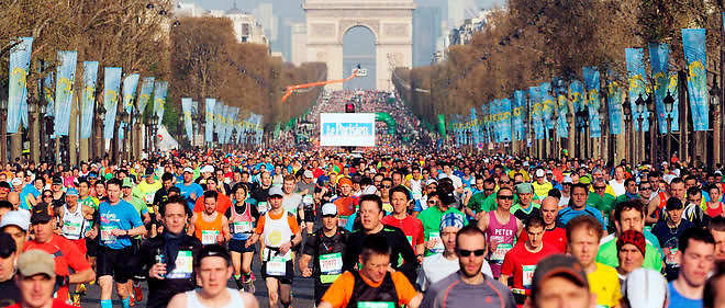 57 000 coureurs devraient disputer le Marathon de Paris. 