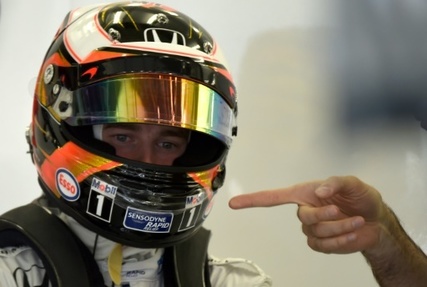 Le Belge Stoffel Vandoorne (McLaren) a Bahrein, le 1er avril 2016