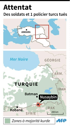 Attentat dans le sud-est de la Turquie © AFP AFP