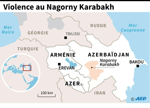 Violence au Nagorny Karabakh © JGD AFP