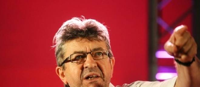 Le cofondateur du Parti de gauche Jean-Luc Melenchon, le 30 aout 2015 a Toulouse